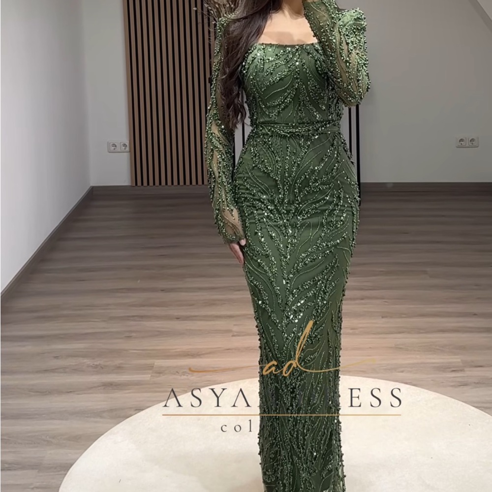 Elegant Green Gown